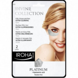 IROHA Divine Collection Foil Tissue Patches Extra Glowing Maska Acu Zonai 2 gab.