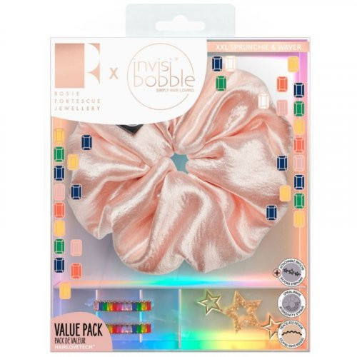 Invisibobble Rosie Fortescue Jewellery Box Matu gumīju un sprādzīšu komplekts