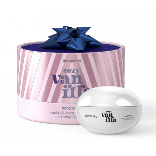 Alessandro Cozy Hand Cream With Shimmering Effect Mitrinošs roku krēms, kas piešķir mirdzumu 100ml