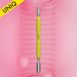 Staleks Uniq 10 Type 1 Manicure Pusher Gummy Manikīra instruments nagu kutikulu kopšanai Yellow