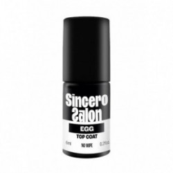 Sincero Salon Top Coat No Wipe Egg Gēla nagu lakas virskārta 6ml