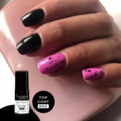 Sincero Salon Top Coat No Wipe Egg Gēla nagu lakas virskārta 6ml