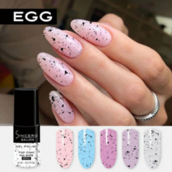 Sincero Salon Top Coat No Wipe Egg Gēla nagu lakas virskārta 6ml