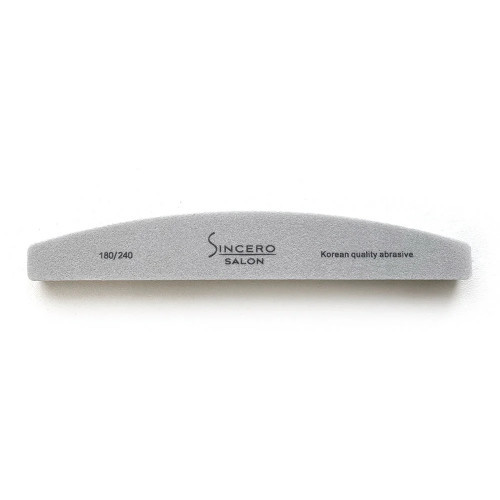 Sincero Salon Nail Polishing File Pulēšanas nagu vīle 180/240 Grit