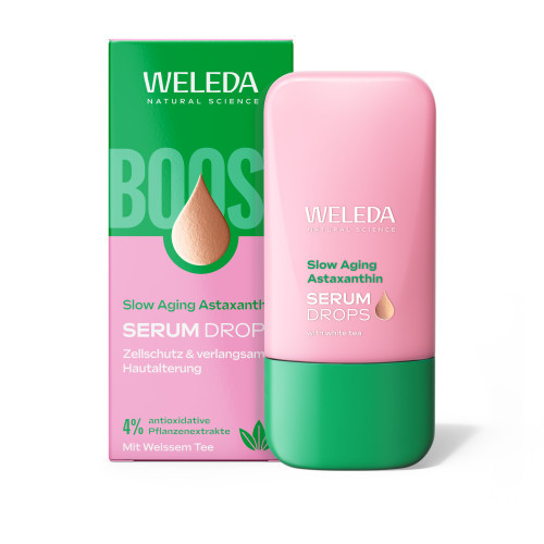 Weleda Slow Aging Serum Drops Serums ar astaksantīnu 30ml