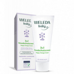 Weleda 3in1 Nappy Change Cream White Mallow Krēms pret berzi ar svilarozēm 50ml
