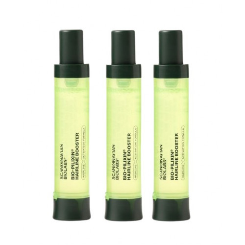 Scandinavian Biolabs Women's Bio-Pilixin Hairline Booster Matu augšanu veicinošs serums ar masāžas rullīti 15 ml
