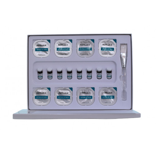Pepplus Lifting Up Mask Pack Momentālas iedarbības ādas nostiprinošo masku komplekts. Komplekts