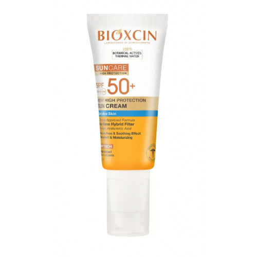 Bioxcin Suncare Face and Body Cream SPF50+ Aizsargājošs sejas un ķermeņa krēms no saules jutīgai ādai 50ml