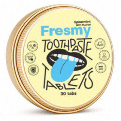 Fresmy Spearmint (with Fluoride) Toothpaste Tablets Zobu pastas tabletes ar fluorīdu 30 tabs