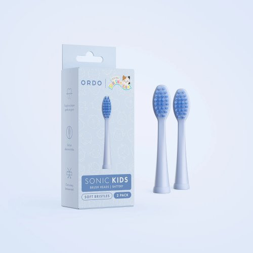 ORDO Sonic Kids Battery - Brush Heads Maināmās zobu birstes uzgaļi 2vnt