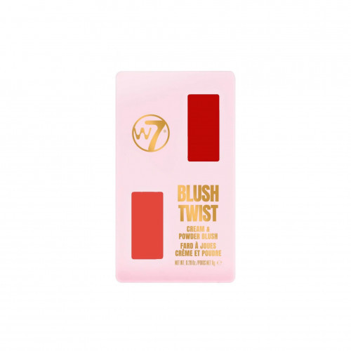 W7 Cosmetics Blush Twist Duo Blusher Vaigu sārtuma duets 8g