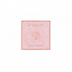 W7 Cosmetics Afterglow Blush & Highlight Vaigu sārtuma un mirdzuma palete 5g