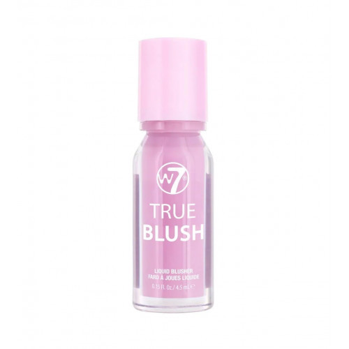 W7 Cosmetics True Blush Dewy Liquid Blusher Šķidrie vaigu sārtumi 4.5ml
