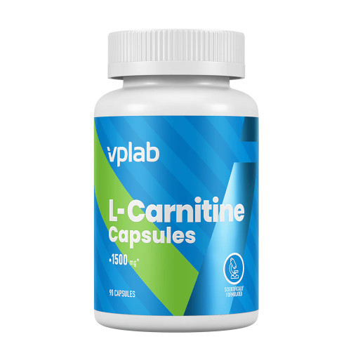 VPLab Nutrition L-Carnitine Uztura bagātinātājs L-karnitīns 90 kapsulas