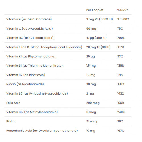 VPLab Nutrition Daily 1 Multivitamīnu un minerālvielu komplekss 100 kapsulas