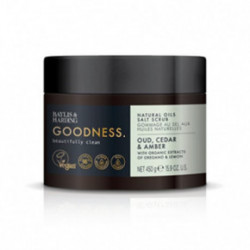 Baylis & Harding Goodness Oud, Cedar & Amber Natural Oils Salt Scrub Ķermeņa skrubis 450g