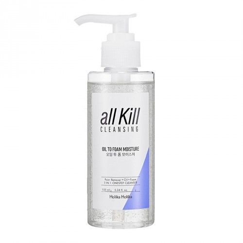 Holika Holika All Kill Cleansing Oil To Foam Moisture attīrošās putas 155ml