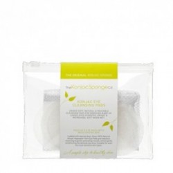 The Konjac Sponge Konjac Eye Cleansing Pads sūklīši acu grima tīrīšanai (8 vien.)