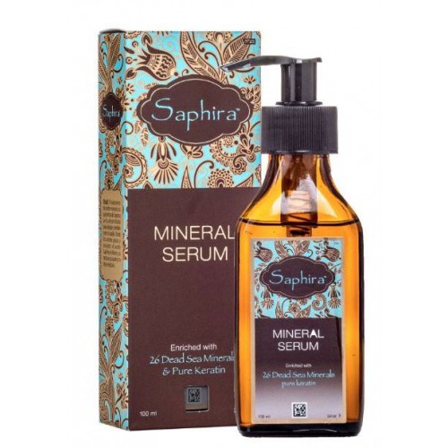 Saphira Mineral Serum Matu serums ar Nāves jūras minerāliem un keratīnu 250ml