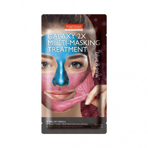 Purederm Galaxy 2X Multi-Masking Treatment pīlinga sejas maska 6g+6g