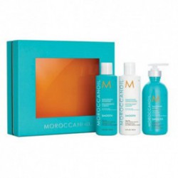 Moroccanoil Smoothing Kit Dāvanu komplekts: Matu taisnojošs, kondicionieris, losjons