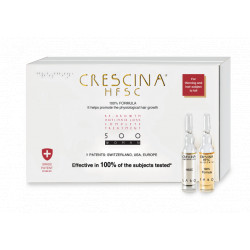 Crescina Re-Growth HFSC 500 Complete Treatment Woman Matu augšanas komplekss sievietēm 20amp. (10+10)