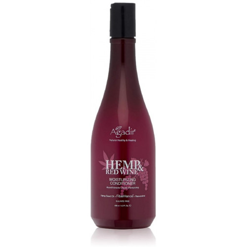 Agadir Hemp And Wine Moisturizing Conditioner Mitrinošs kondicionieris ar kaņepēm 430ml