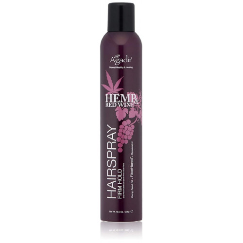 Agadir Hemp & Red Wine Hair Spray Sprejs matu veidošanai 298ml