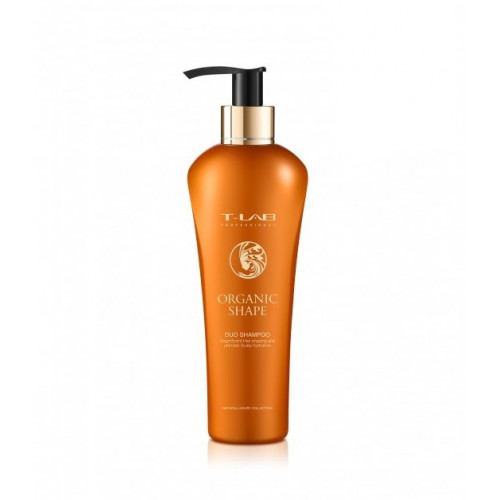 T-LAB Professional ORGANIC SHAPE Duo Shampoo Šampūns cirtainiem matiem 300ml