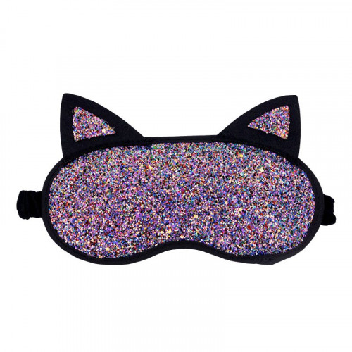 Be OSOM Hot & Cold Glitter Eye Mask Sildoša/atvēsinoša acu maska - miega brilles ar austiņam 01