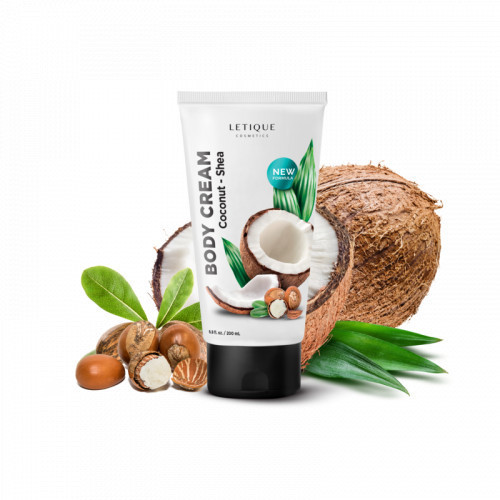Letique Coconut Shea Body Cream Ķermeņa krēms ar kokosu un šī 200ml