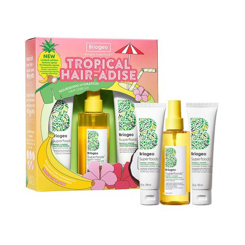 Briogeo Tropical Hair-Adise Nourishing Hydration Hair Care Kit Matu kopšanas komplekts