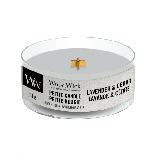 WoodWick Lavender & Cedar Svece Heartwick