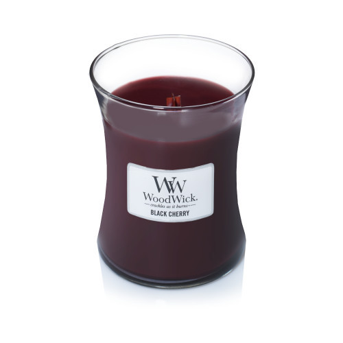 WoodWick Black Cherry Svece Heartwick