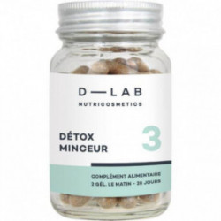 D-LAB Nutricosmetics Détox Minceur Uztura bagātinātājs tievēšanas detoksikācijai 1 Mēnesim