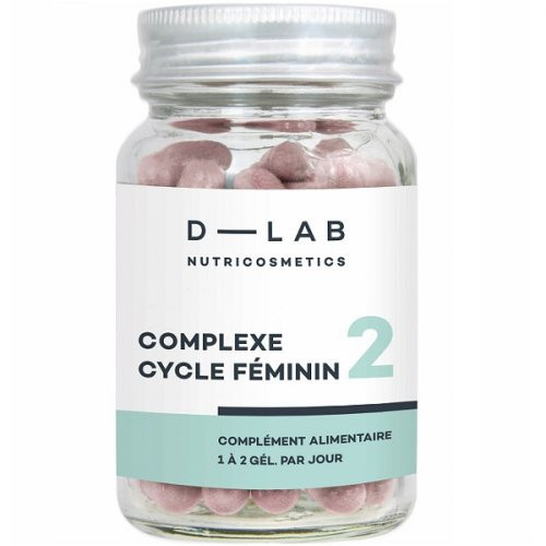 D-LAB Nutricosmetics Complexe Cycle Feminin Uztura bagātinātājs hormonālajam līdzsvaram 1 Mēnesim