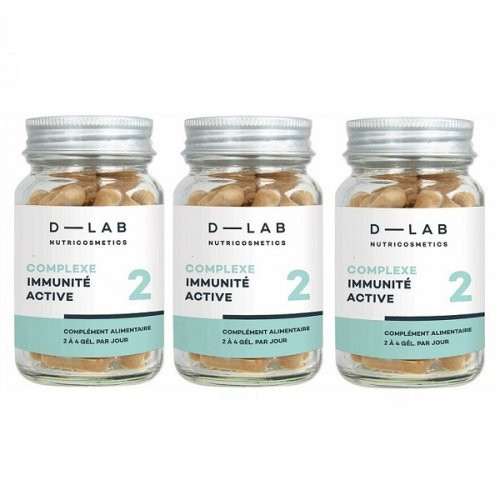 D-LAB Nutricosmetics Immunite Active Uztura bagātinātājs imūnsistēmai 1 Mēnesim