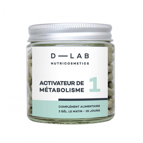 D-LAB Nutricosmetics Activateur de Métabolisme Uztura bagātinātājs,vielmaiņu stimulējošais komplekss 1 Mēnesim