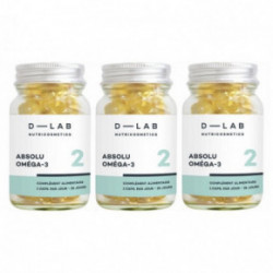 D-LAB Nutricosmetics Absolu Oméga-3 Uztura bagātinātājs 1 Mēnesim