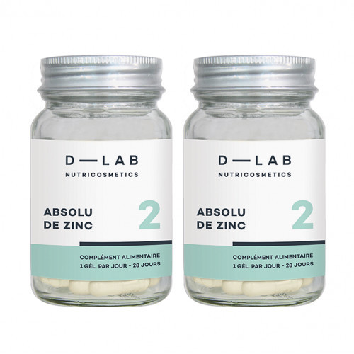 D-LAB Nutricosmetics Absolu de Zinc Uztura bagātinātājs cinks 1 Mēnesim