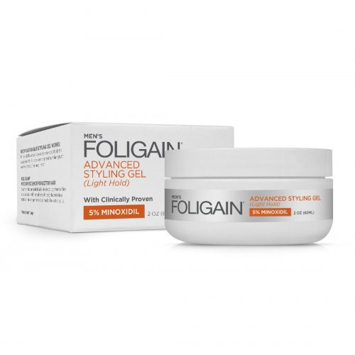 Foligain Advanced Hair Regrowth Styling Gel Minoxidil 5% For Men Matu želeja 60ml