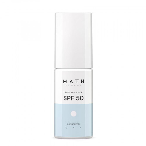 Math Scientific 360 Sun Block SPF50 Mitrinošs minerālu losjons 75ml