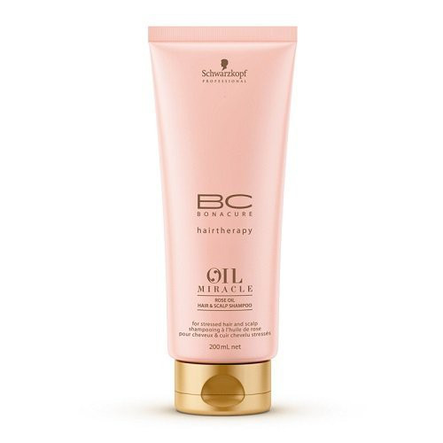 Schwarzkopf Professional BC Oil Miracle Rose Oil Nomierinošs matu šampūns ar rožu eļļu 200ml