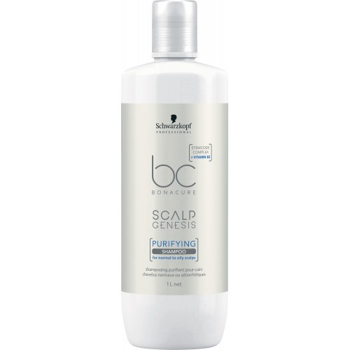 Schwarzkopf Professional BC Scalp Genesis Purifying Shampoo Dziļi attīrošs šampūn normāliem līdz taukainiem matiem 200ml