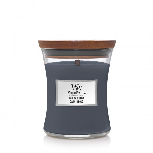 WoodWick Indigo Suede Svece Heartwick