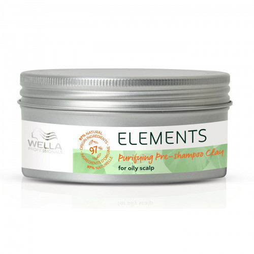 Wella Professionals Elements Pre-Shampoo Clay Attīrošs māls taukainai galvas ādai pirms galvas mazgāšanas 225ml