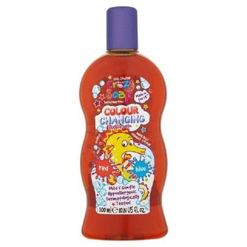 Kids Stuff Crazy Colour Changing Bubble Bath Red To Blue Vannas šķidrums 300ml