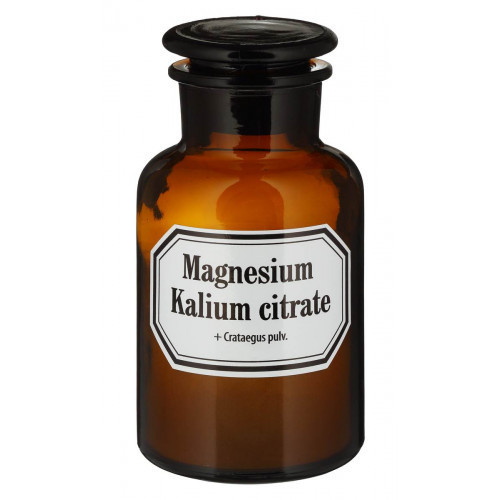 Biofarmacija Old Pharm Israel Magnesium Kalium citrate + Crataegus Uztura bagātinātājs 112g