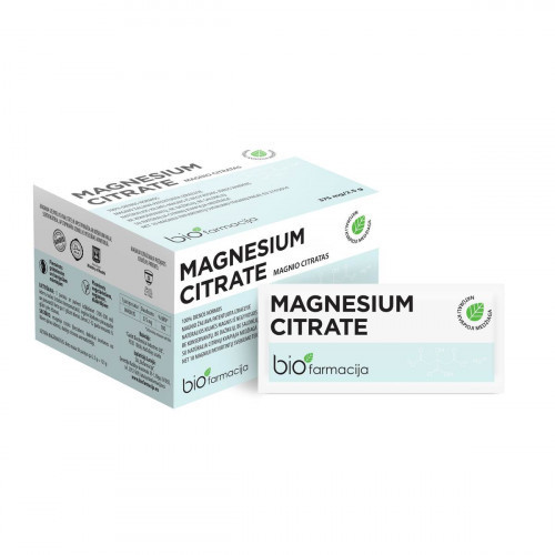 Biofarmacija Magnesium Citrate Magnija citrāts, uztura bagātinātājs 50gab.